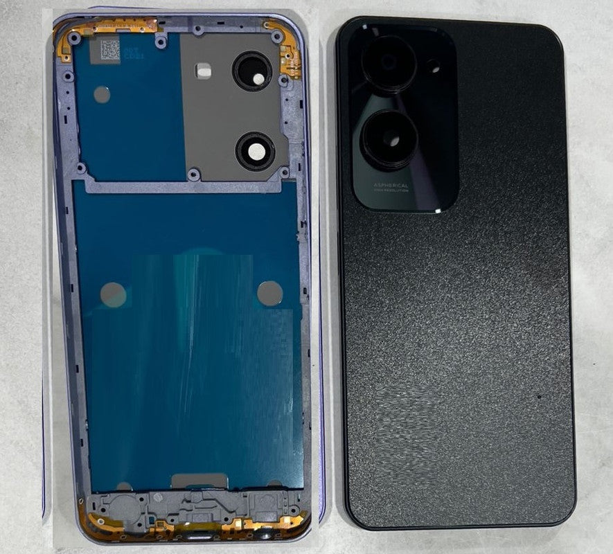 Back Panel Housing Body for Vivo Y28S Black Back Panel Housing Body for Vivo Y28S Black